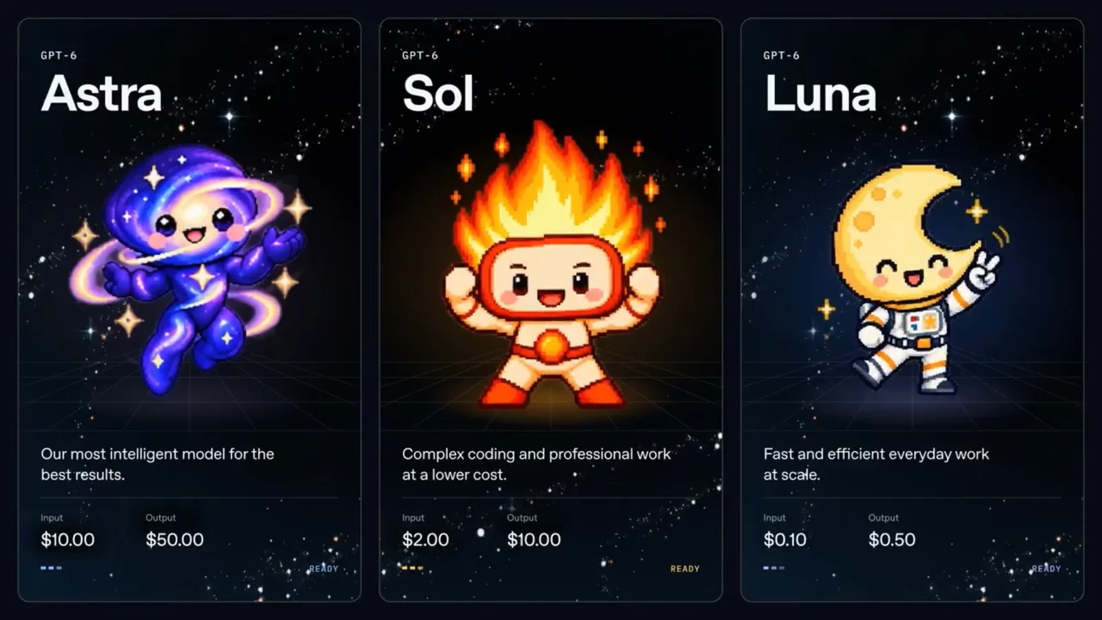 GPT-6 Sol・Lunaとは？OpenAIが新モデルを発表、性能向上と同時にAPI価格を50％削減